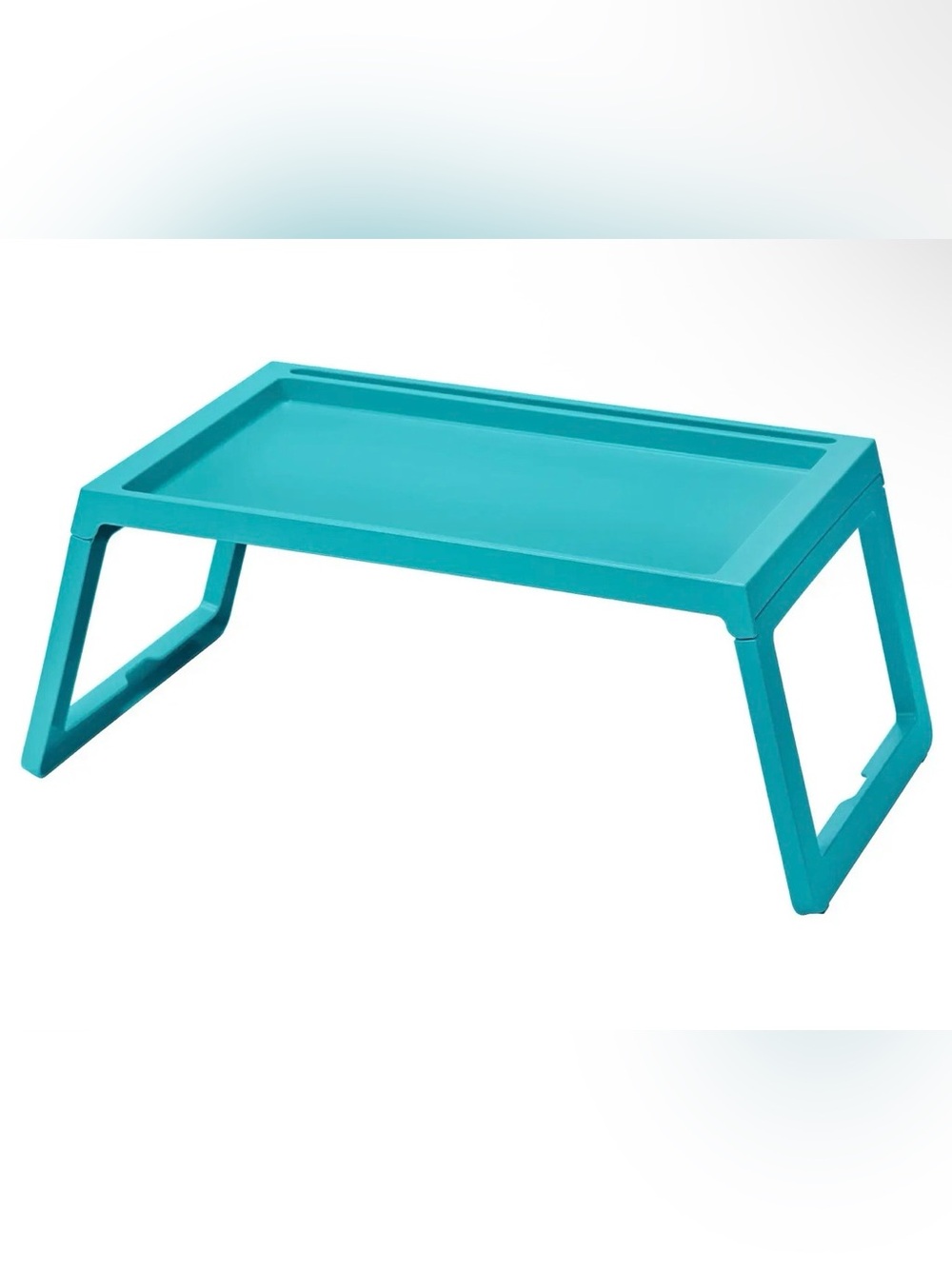 EUC  IKEA turquoise bed tray